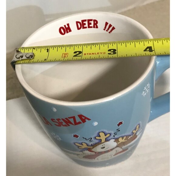 La Senza Mug Holiday Ceramic Oh Deer Reindeer Design Polar Bear Gift Christmas - Picture 8 of 9